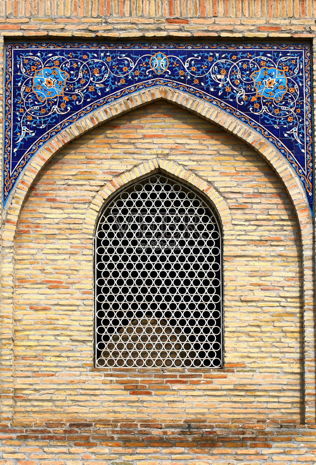 东方风格的装饰拱门照片摄影图片