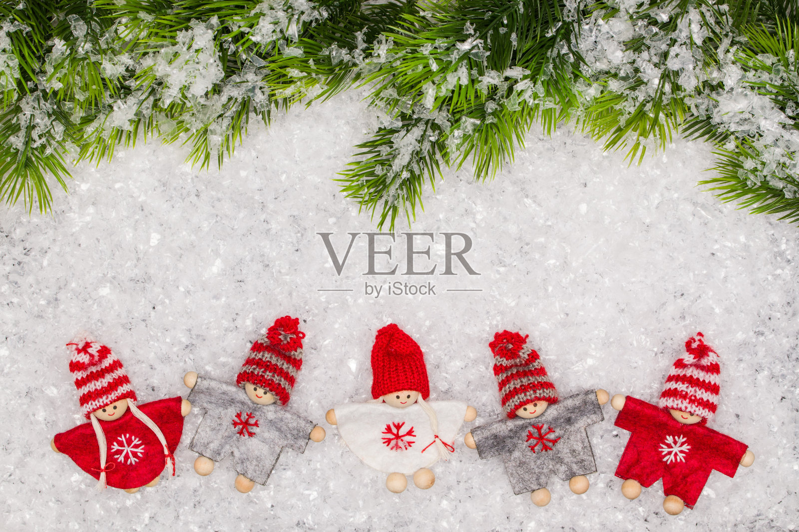 圣诞贺卡。诺尔节日的背景。新的一年象征照片摄影图片