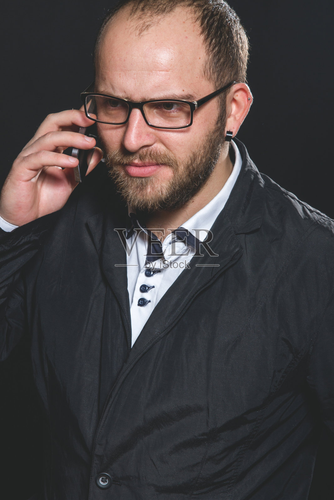 在职商人照片摄影图片