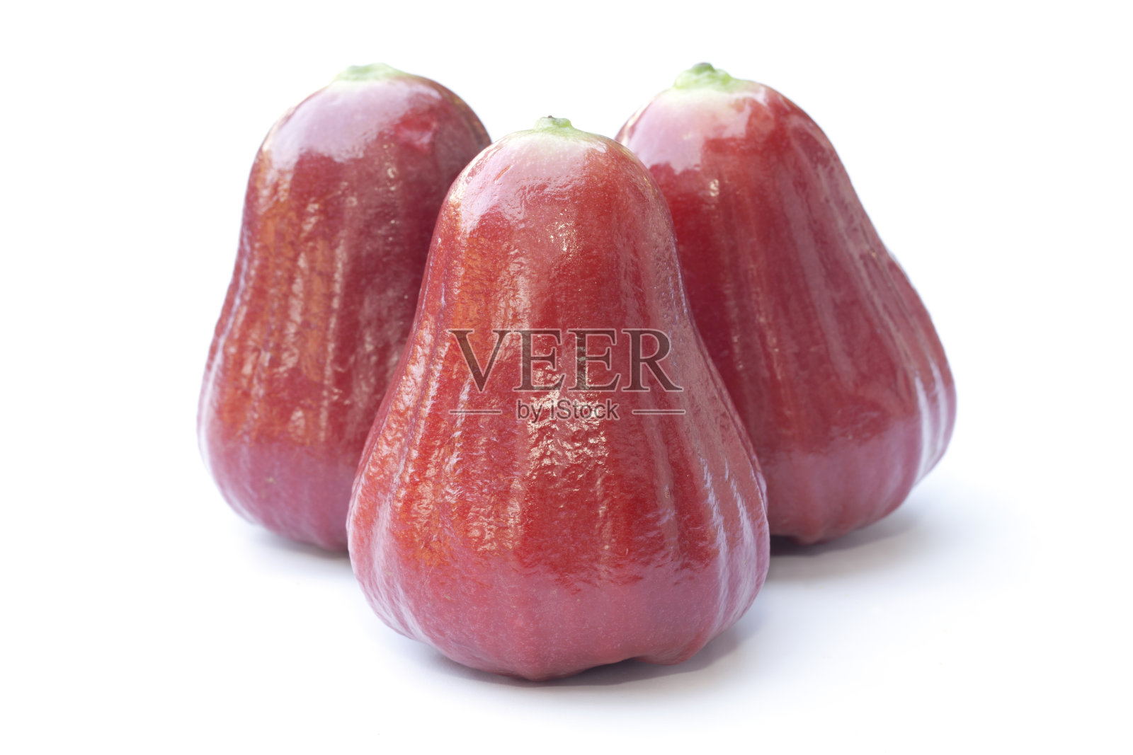 玫瑰苹果孤立在白色的背景照片摄影图片