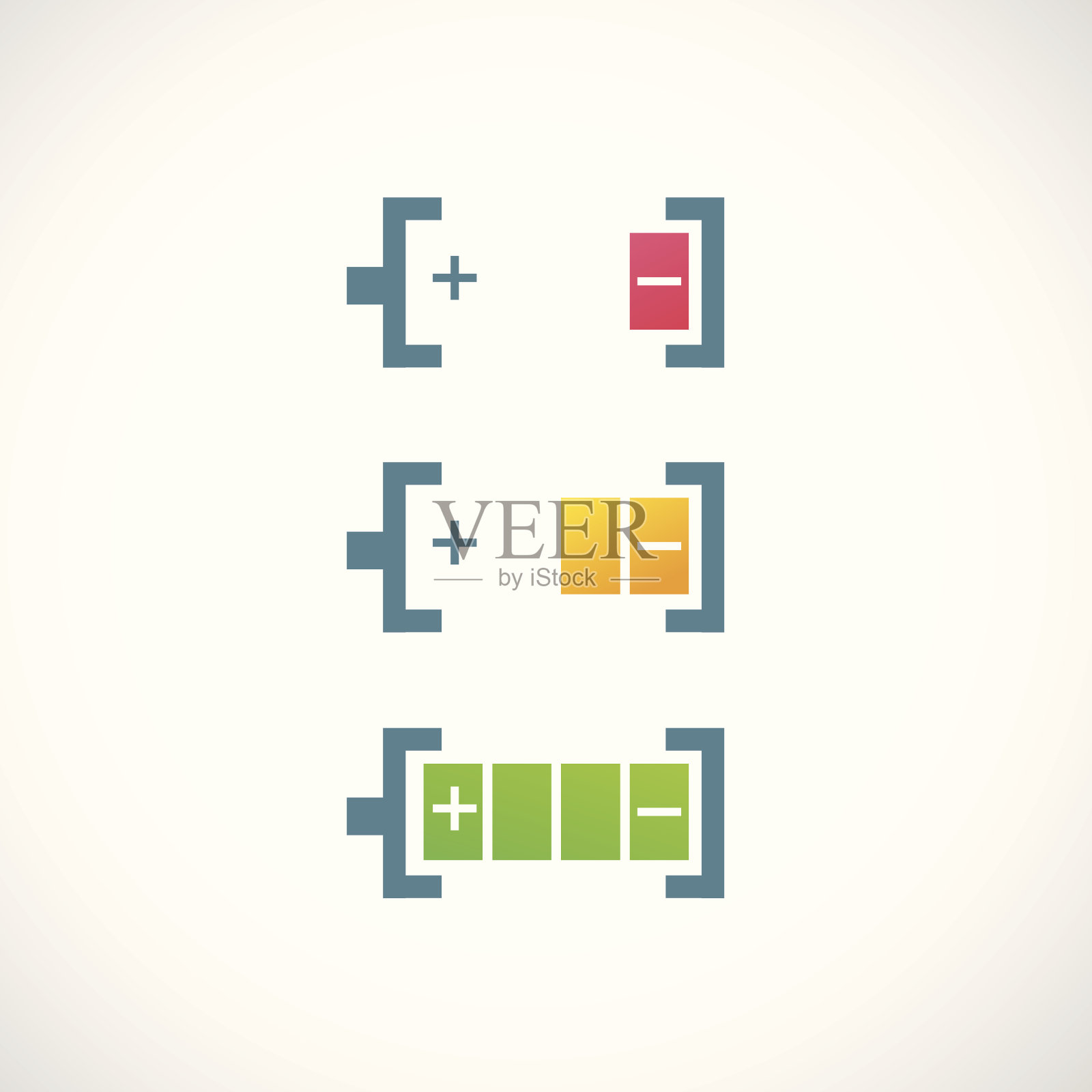 电池充电水平指示灯图标图标素材