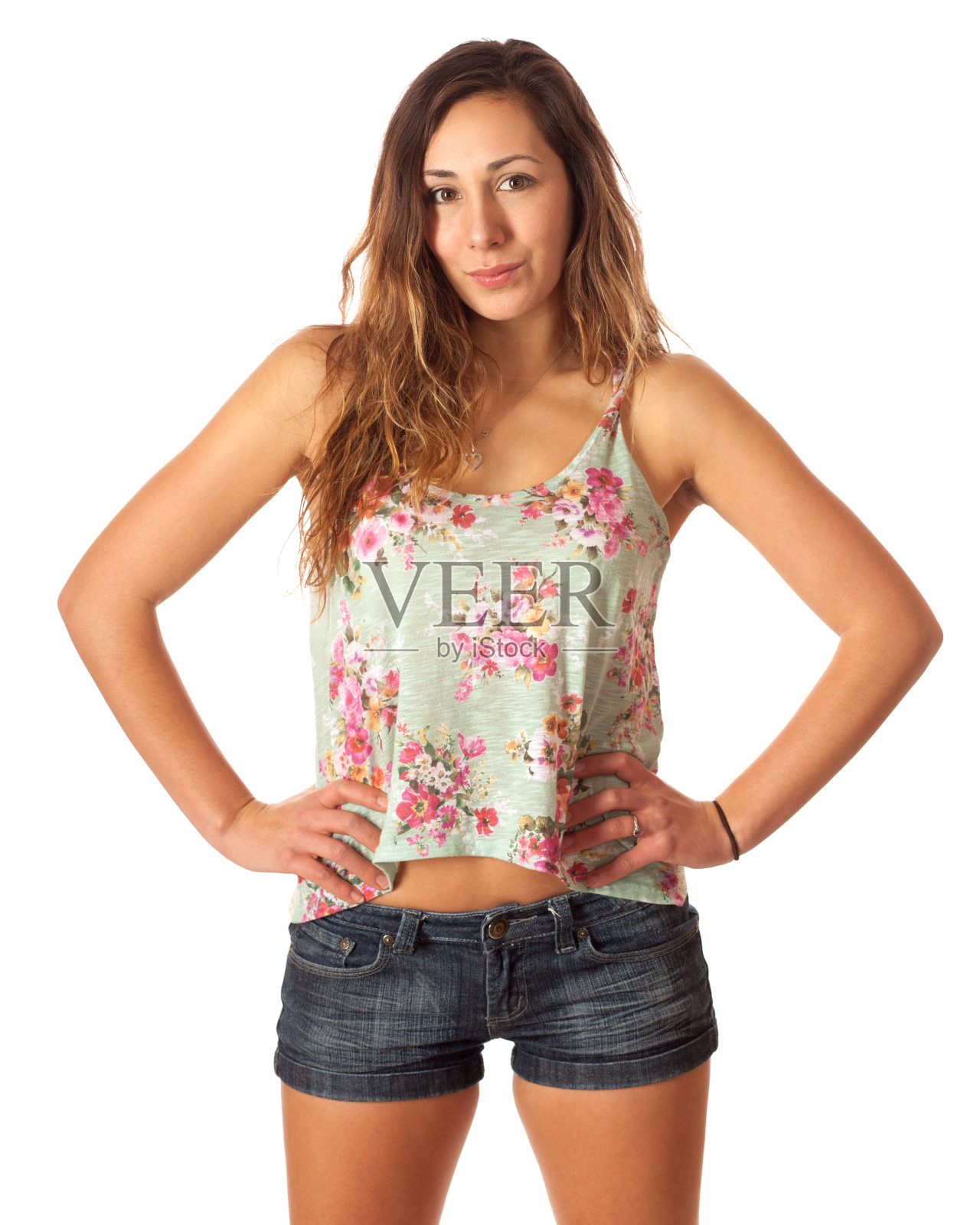 随意的女人照片摄影图片