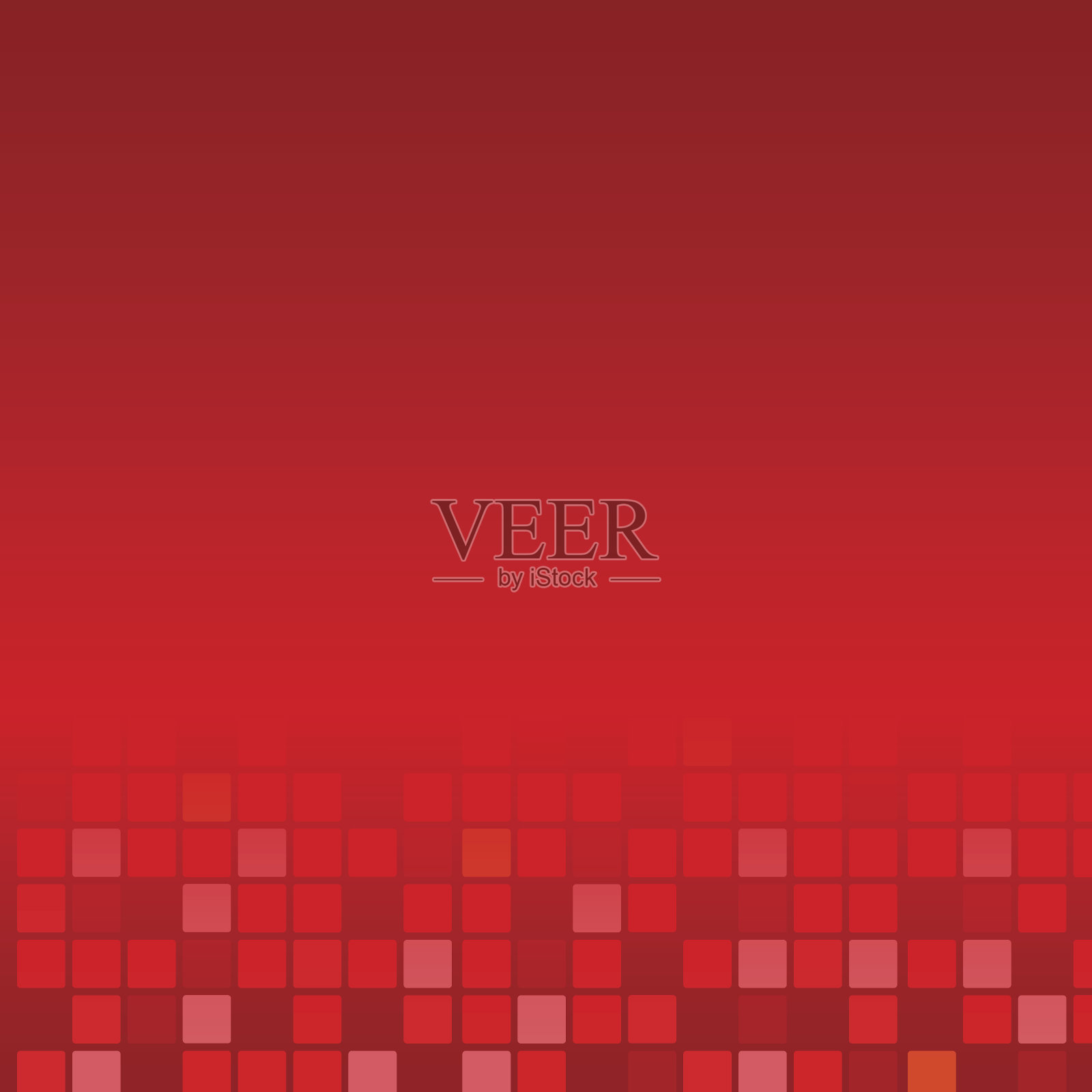 红色马赛克的海报插画图片素材