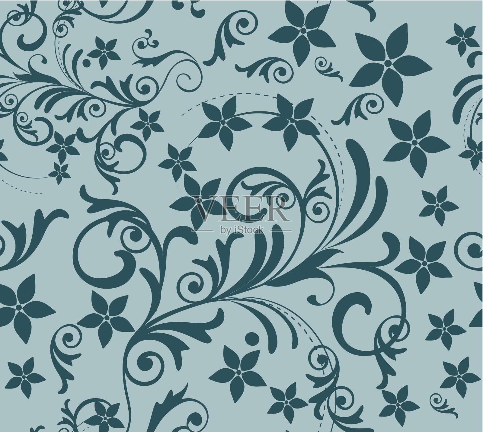 花的背景插画图片素材