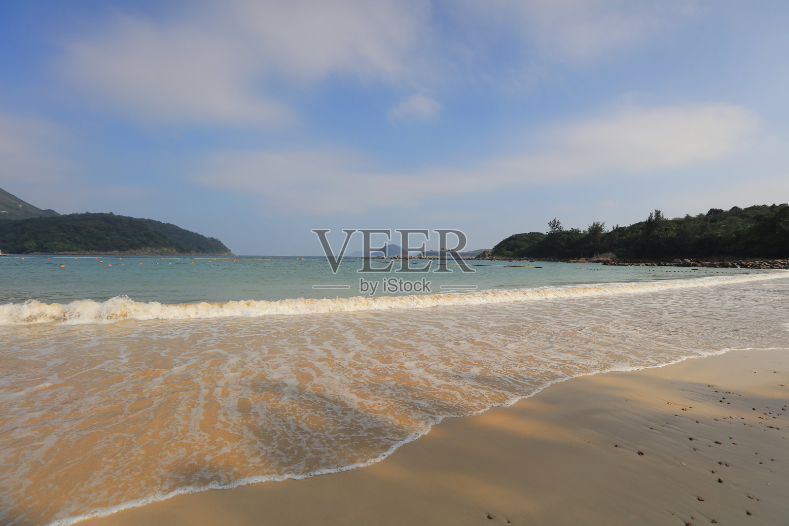 清水湾的沙滩照片摄影图片