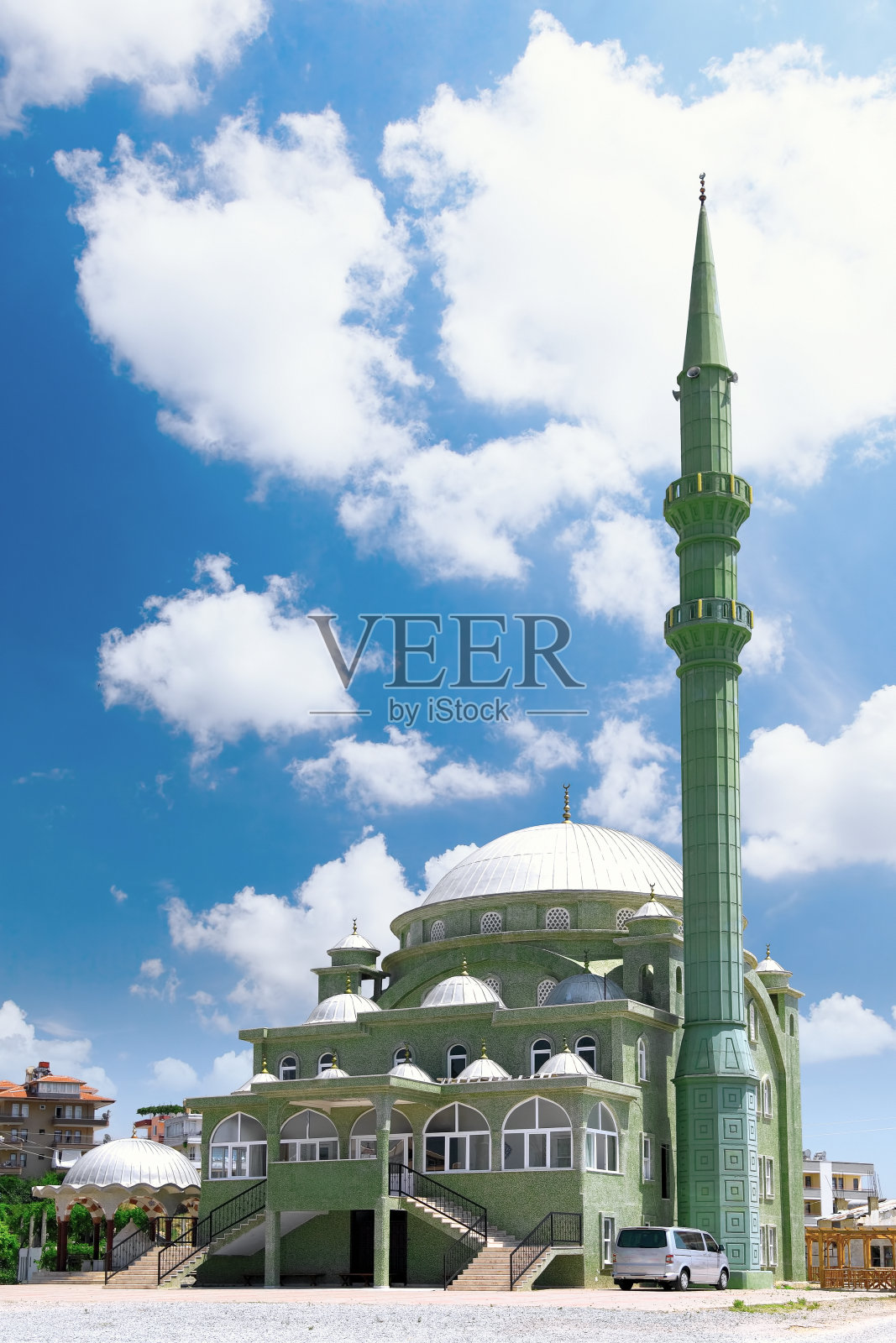 土耳其的清真寺照片摄影图片