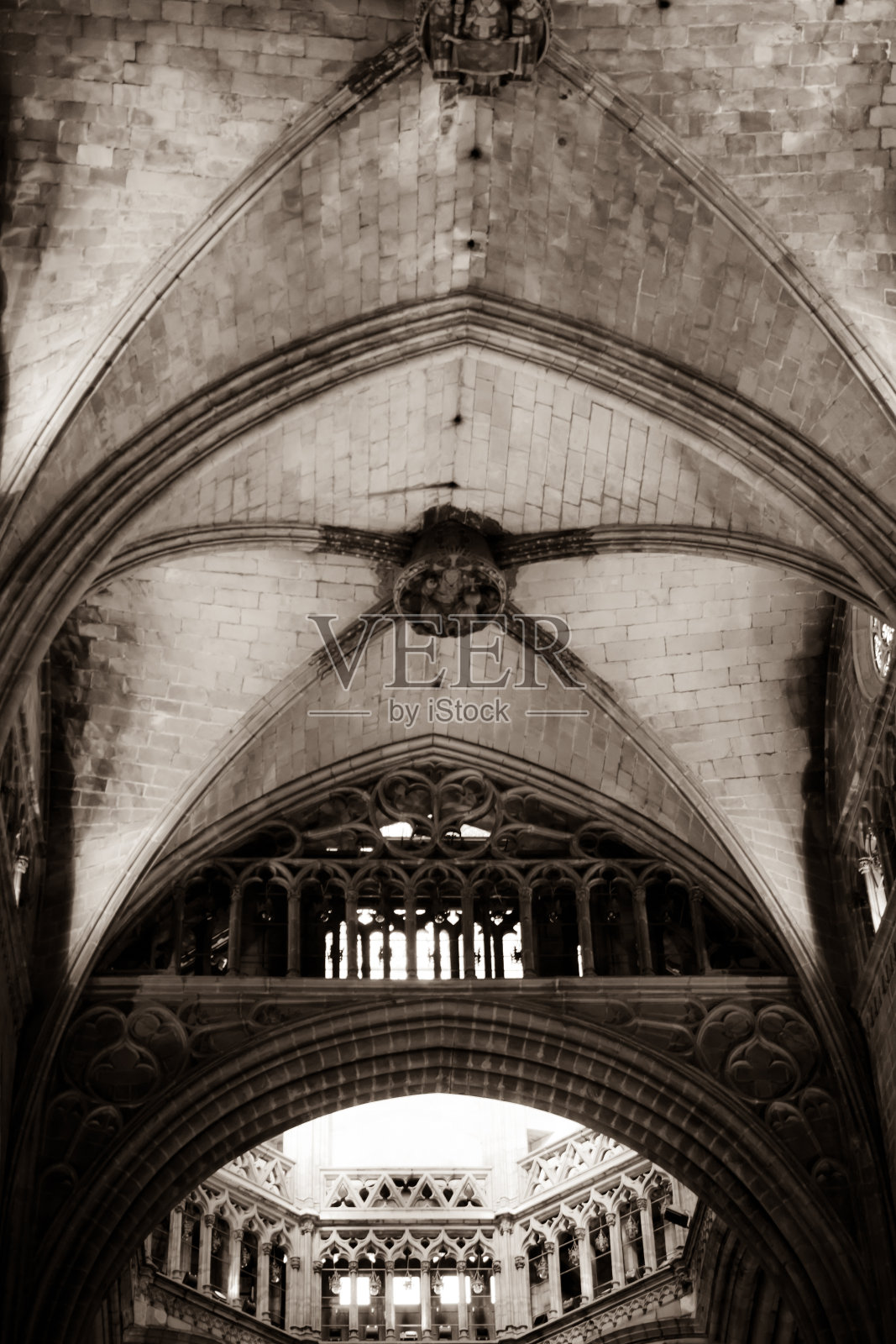 哥特式的季度,巴塞罗那。照片摄影图片