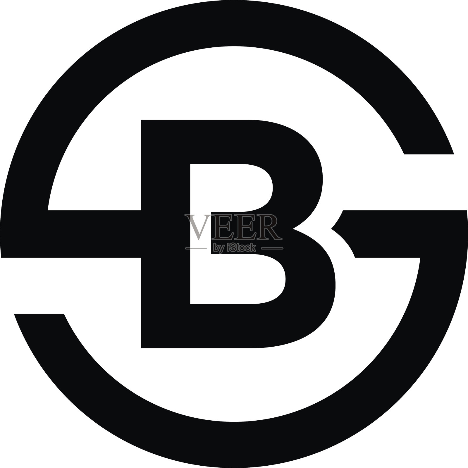 字母S符号与其它字母组合插画图片素材