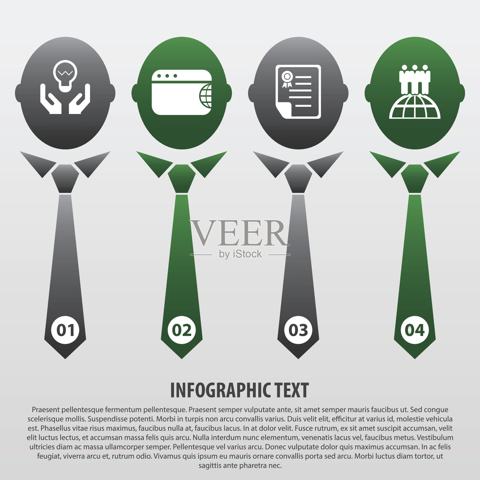 信息图图表表示业务概念矢量图插画图片素材