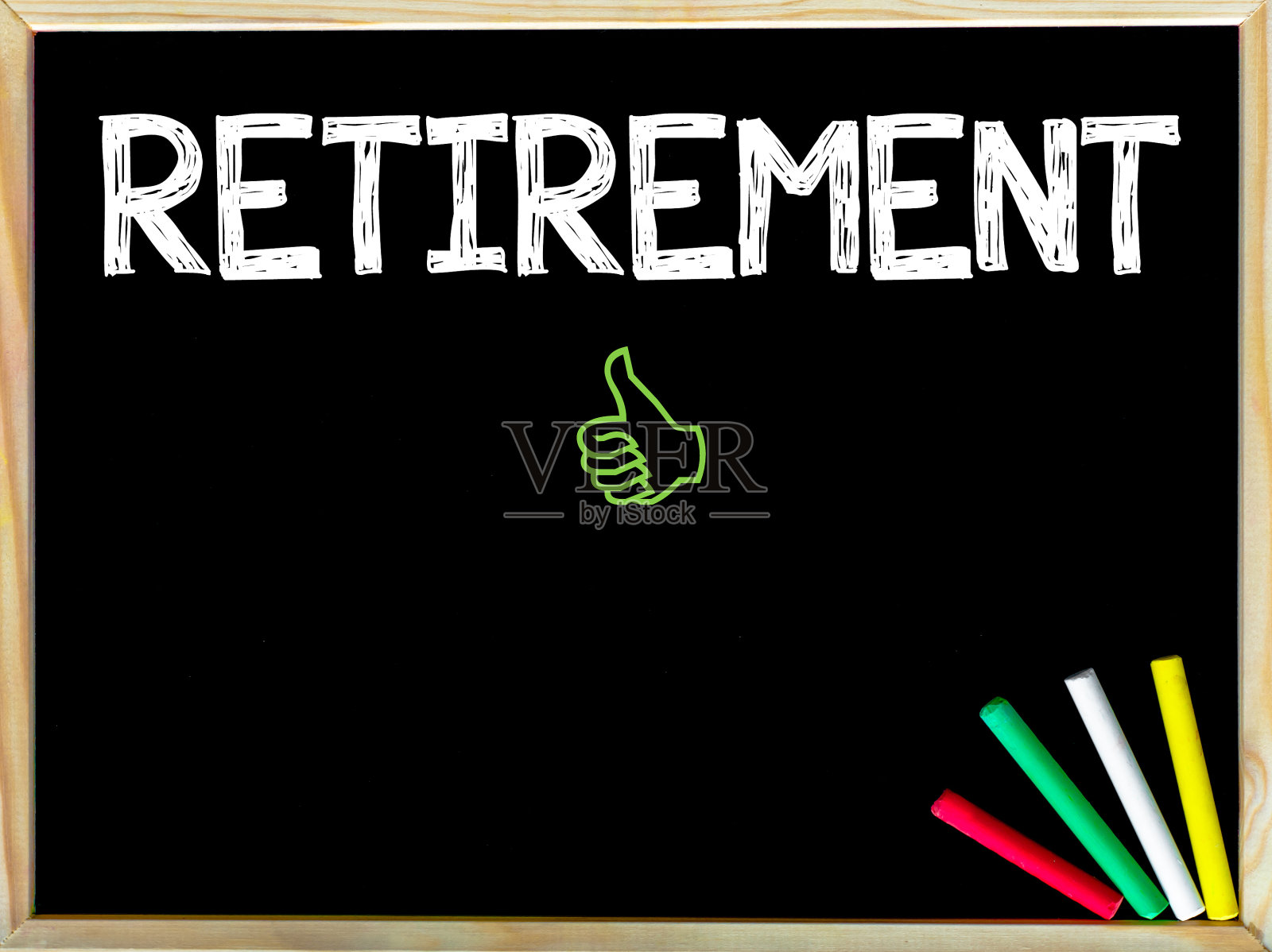 退休信息和喜欢标志照片摄影图片