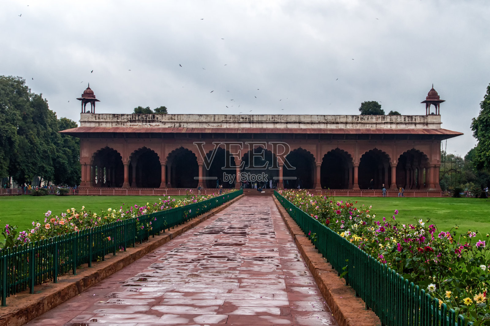 印度阿格拉。红堡里面的宫殿照片摄影图片