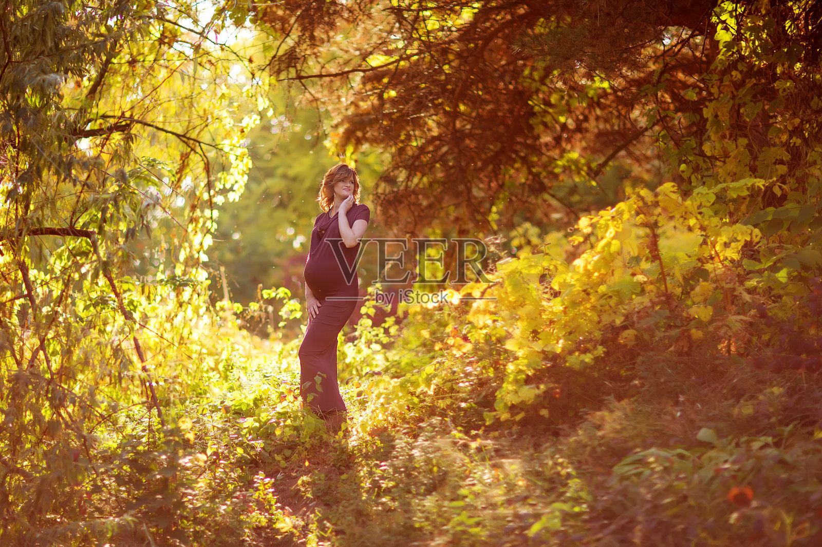 怀孕的女性照片摄影图片