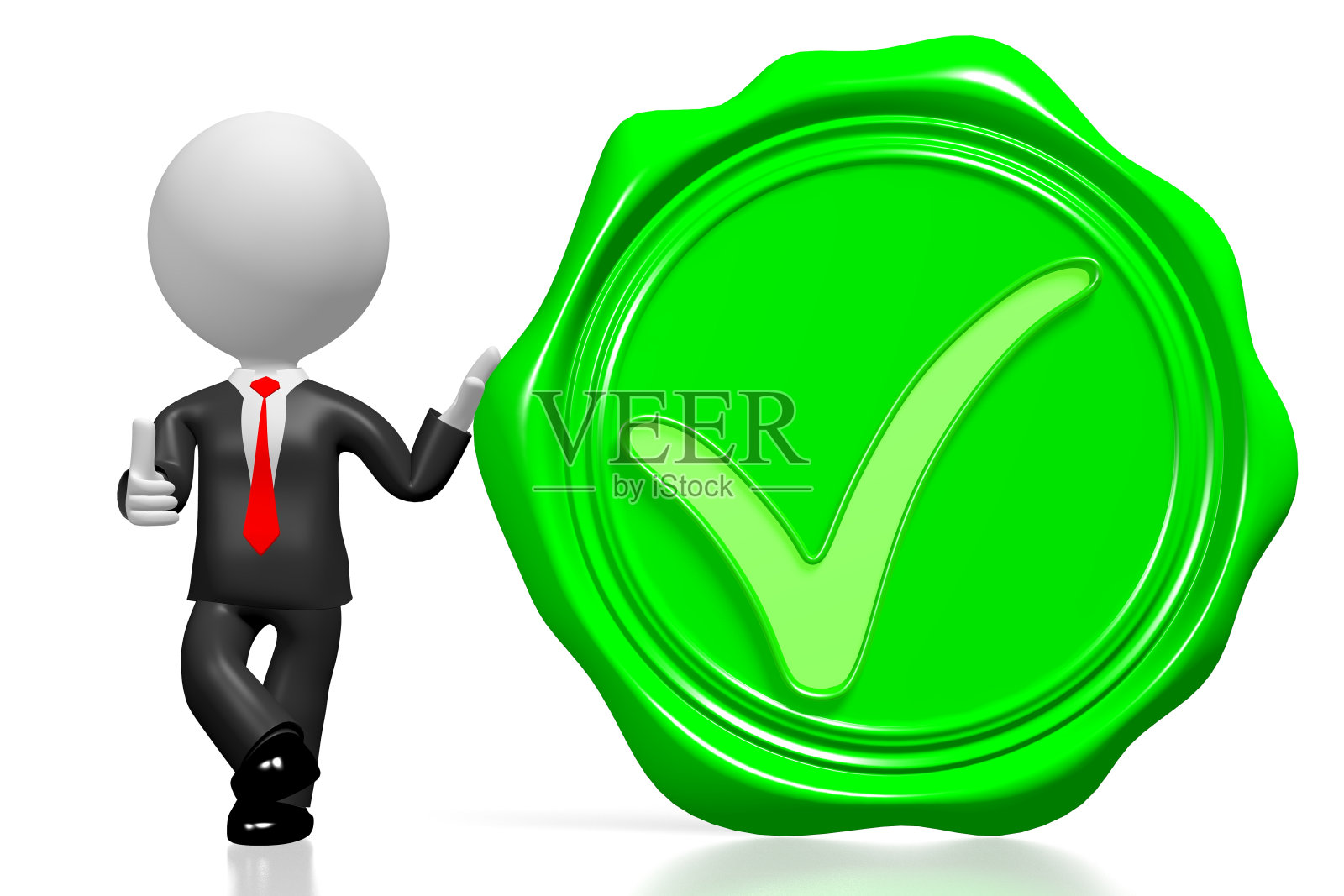 青蜡印章，商人照片摄影图片