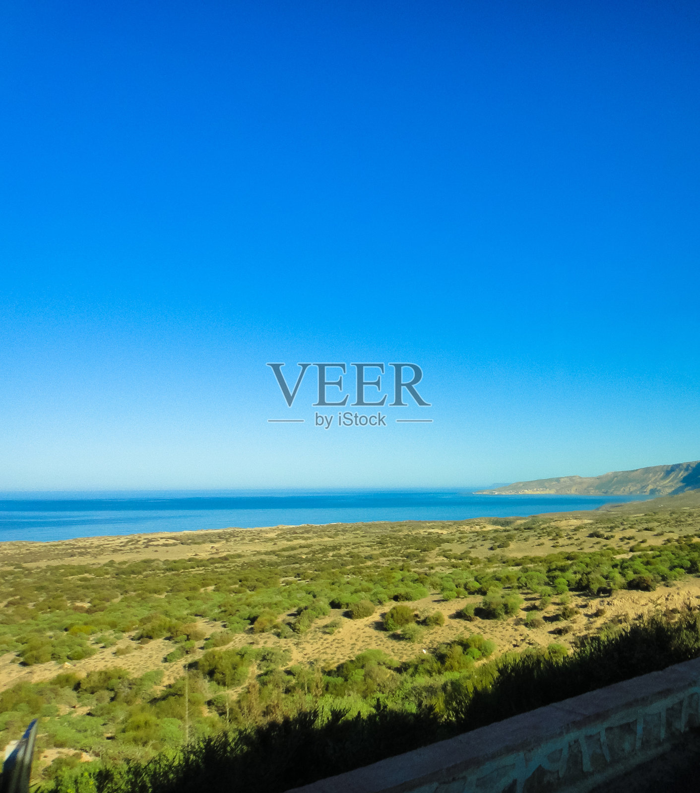 摩洛哥阿加迪尔和埃绍伊拉之间的公路。国家的路线1。北非照片摄影图片