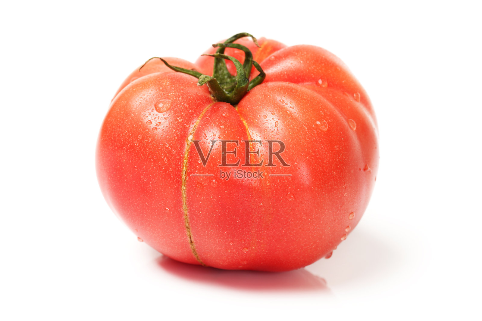 红色番茄孤立在白色背景照片摄影图片