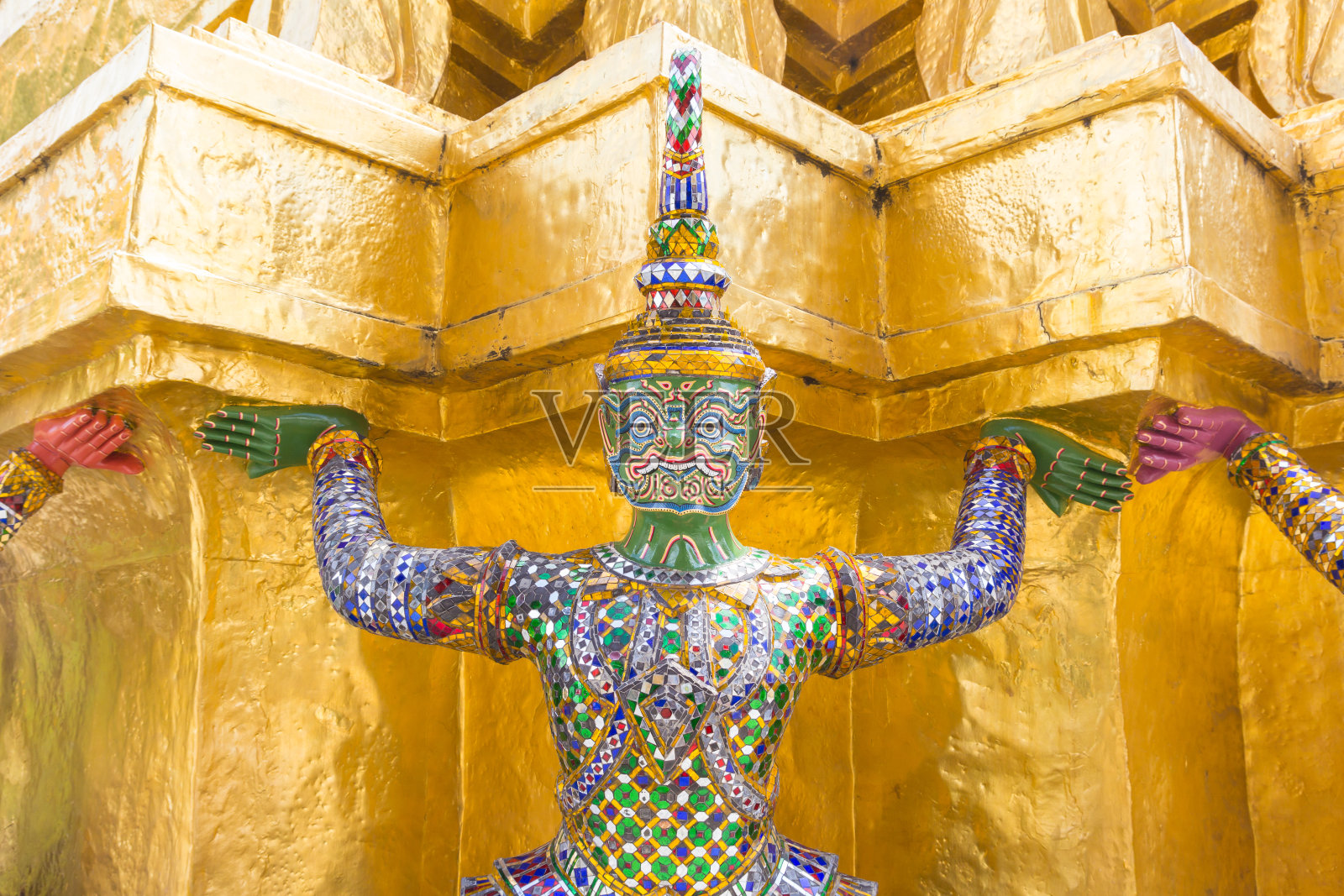 泰国曼谷普拉鸠寺的巨人照片摄影图片