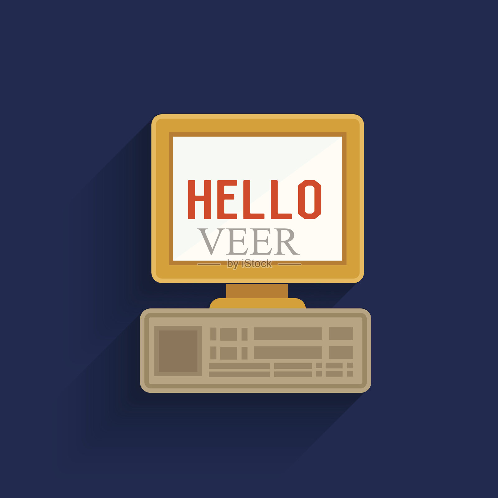 计算机符号,干净的向量设计元素图片