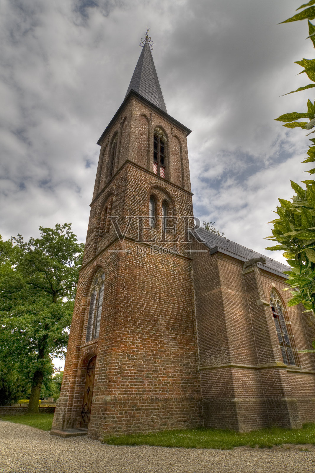 哈尔祖伦城堡的教堂照片摄影图片