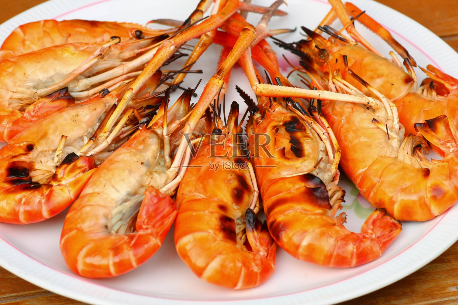 烤虾照片摄影图片