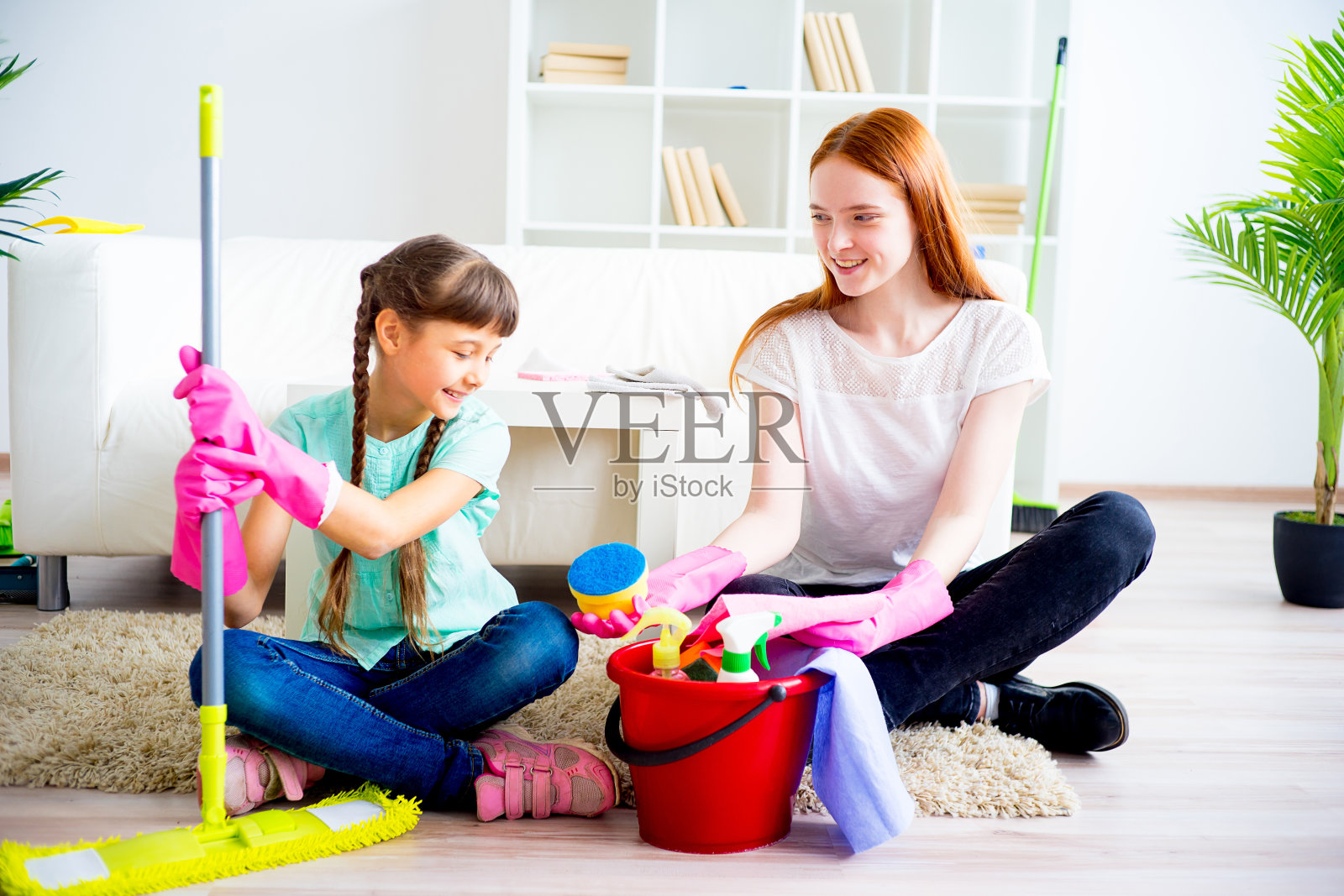 家庭清洁房子照片摄影图片