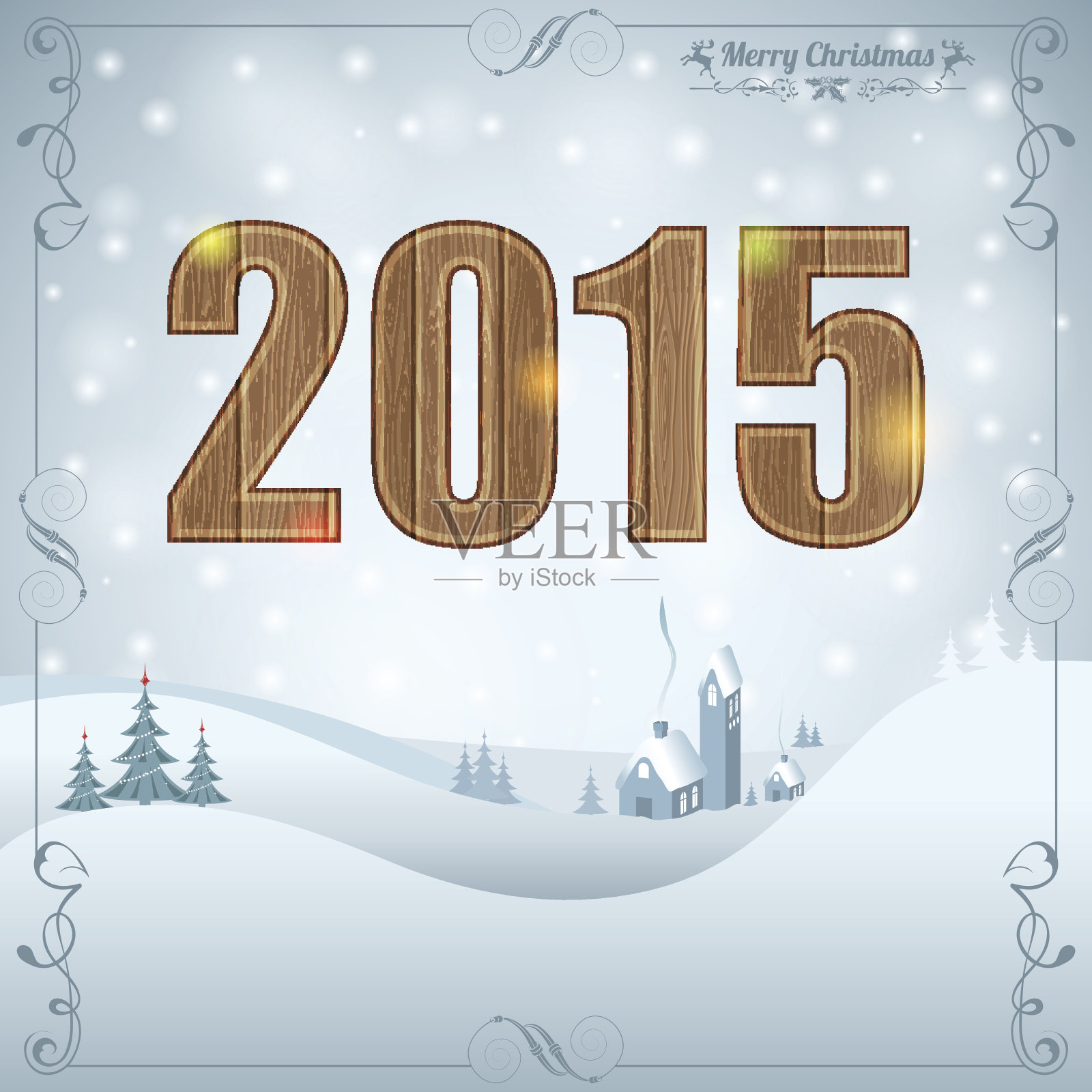 新年的背景设计模板素材