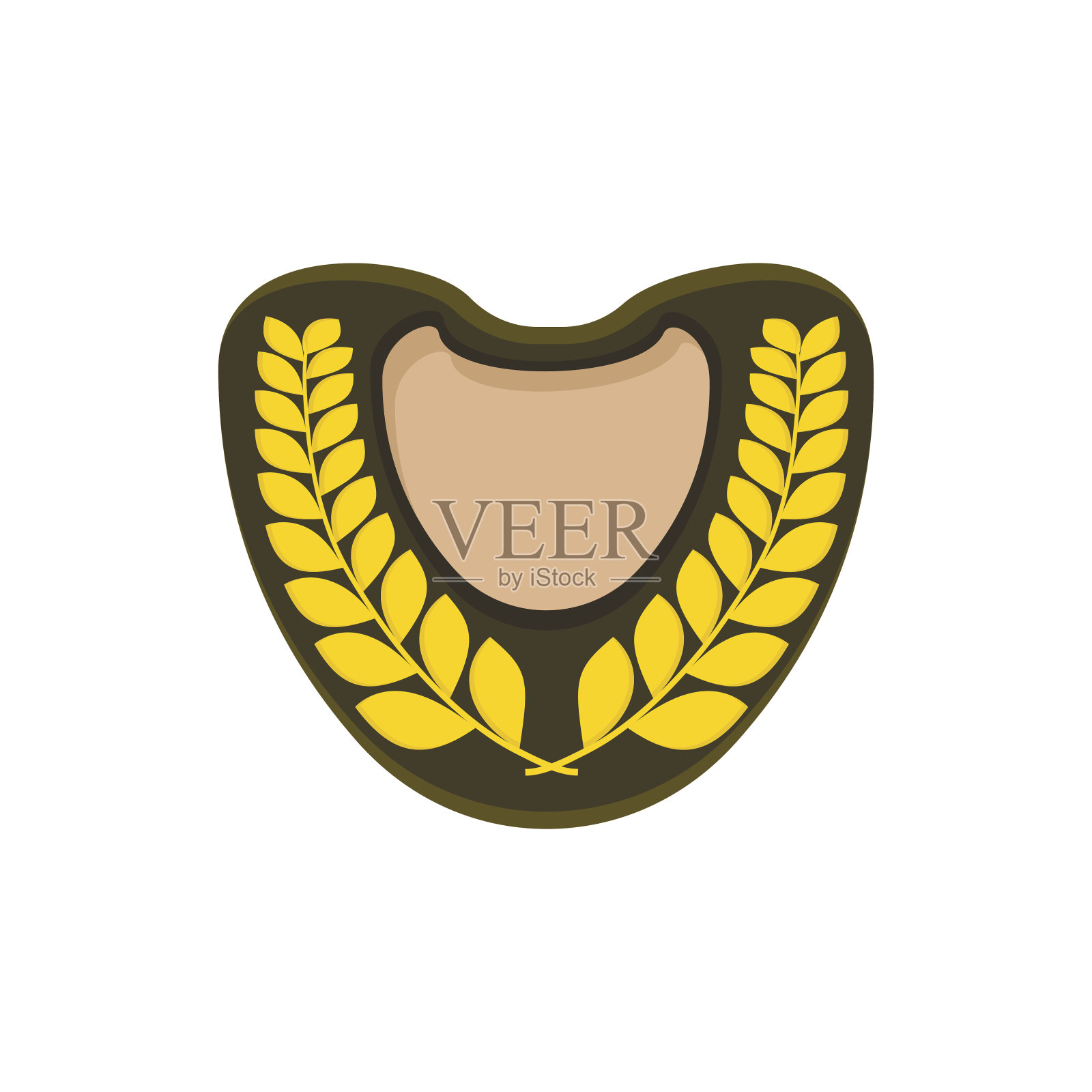 颈部装饰图标，卡通风格插画图片素材