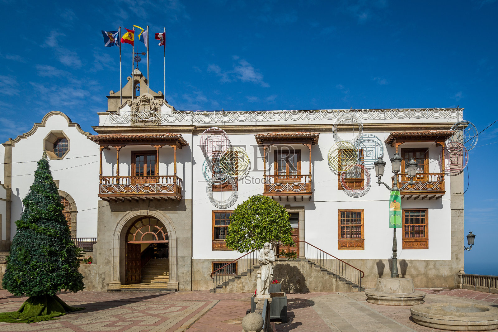 Icod de los Vinos old town观光照片摄影图片