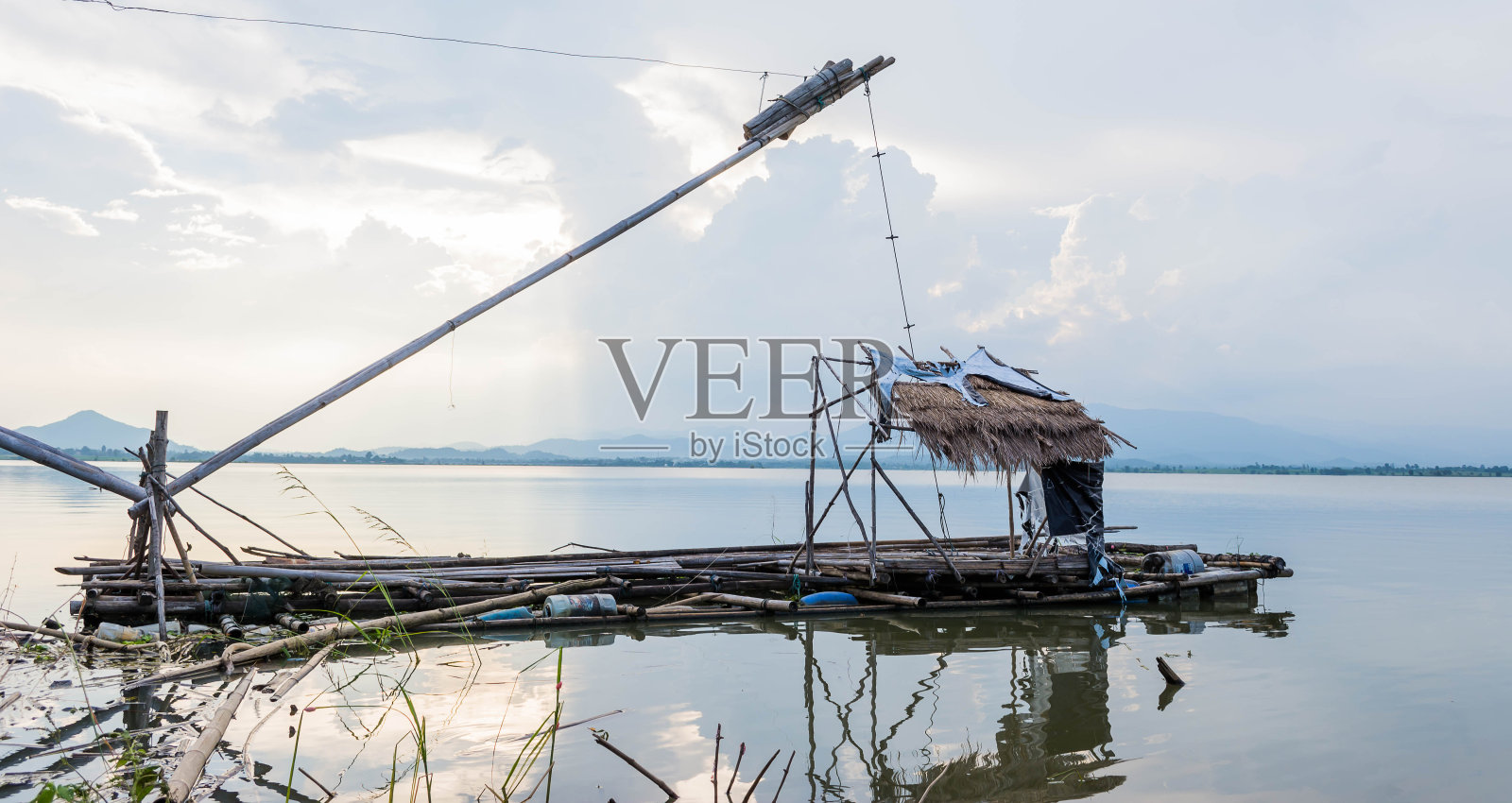 方形渔网照片摄影图片
