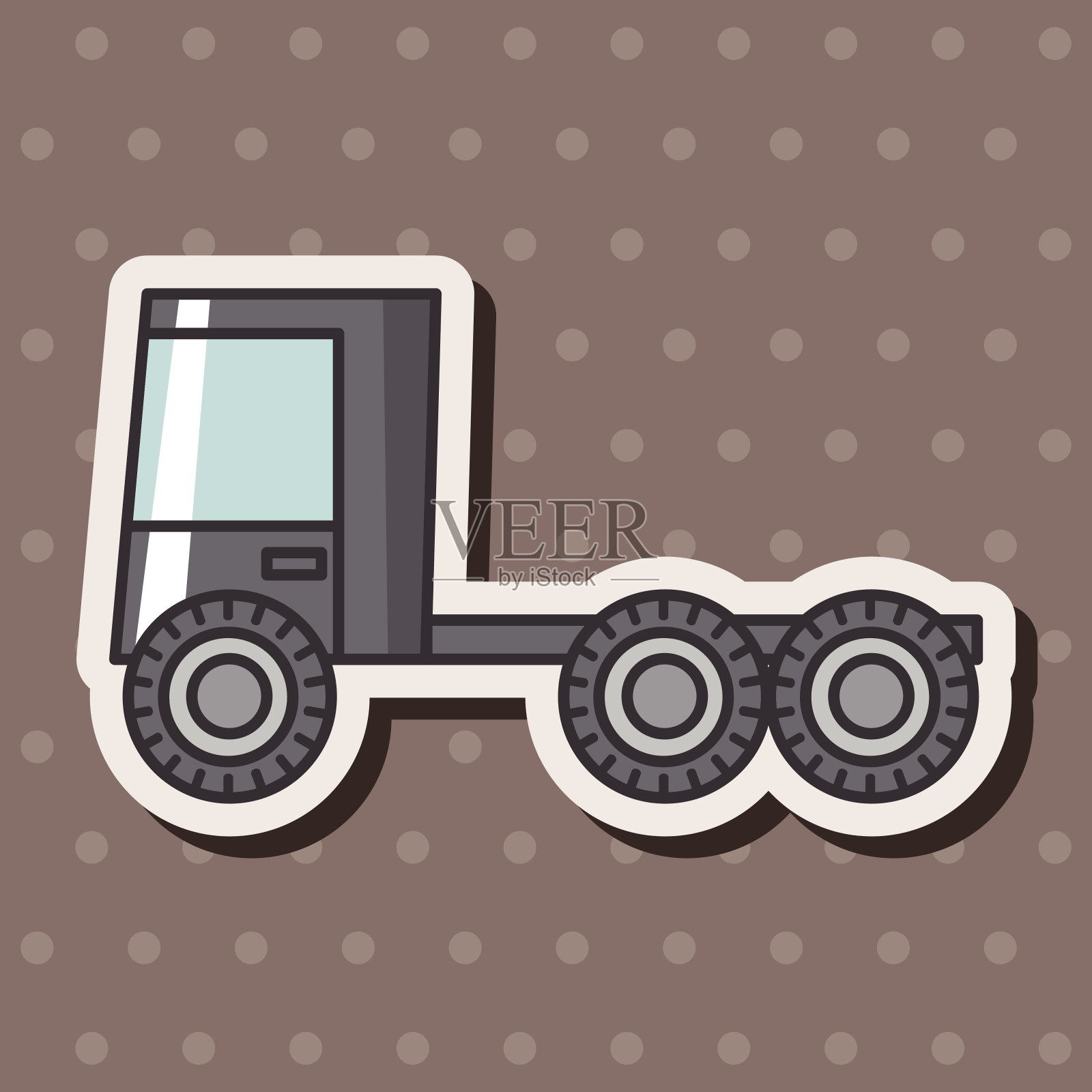 运输车主题元素设计元素图片