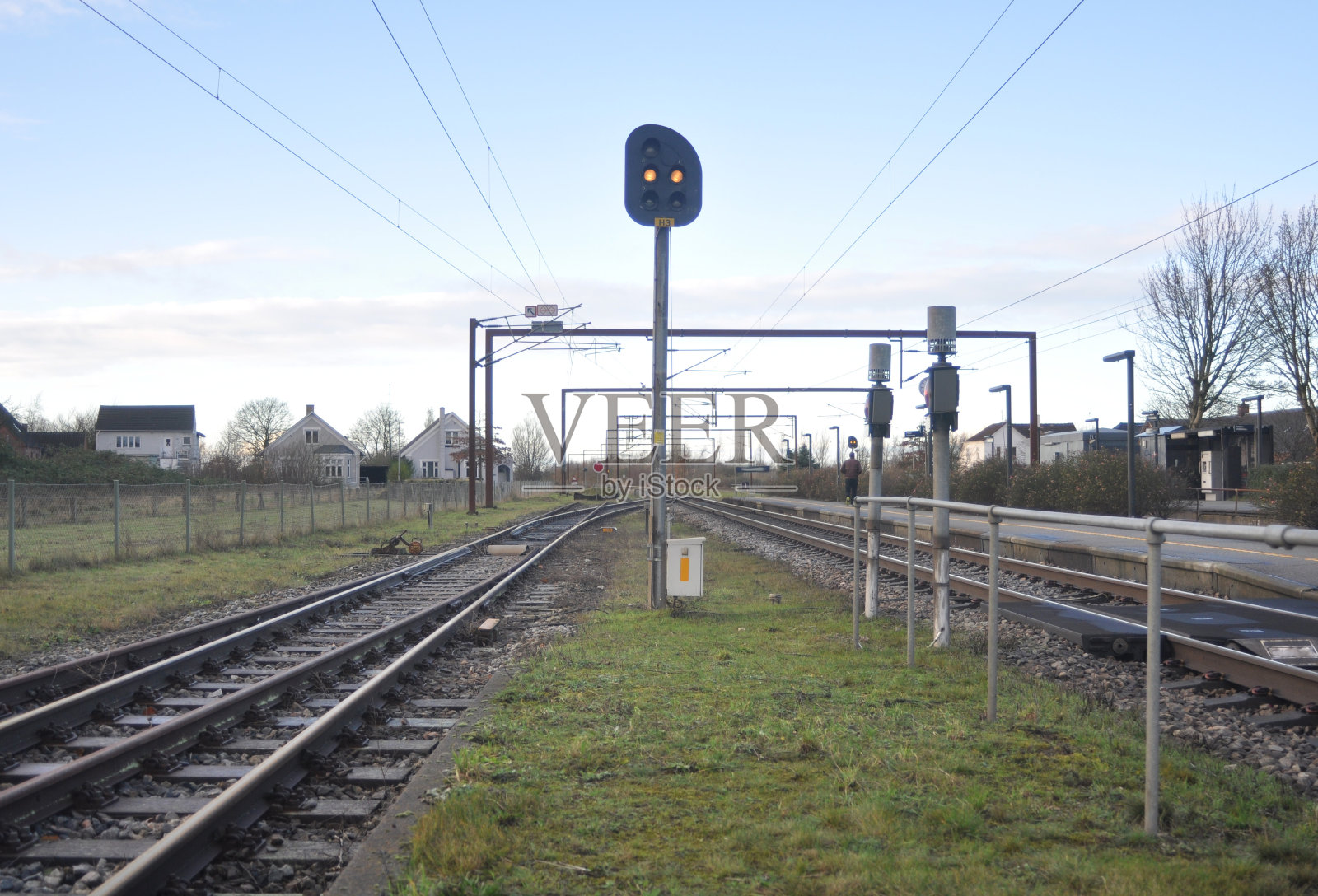 铁路路站照片摄影图片