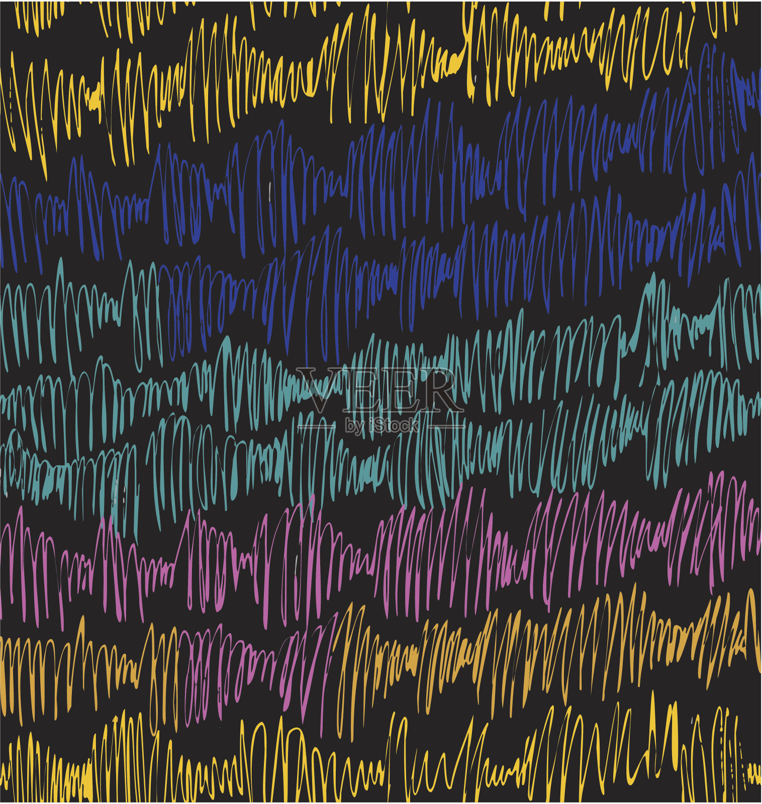 曲折的线条插画图片素材