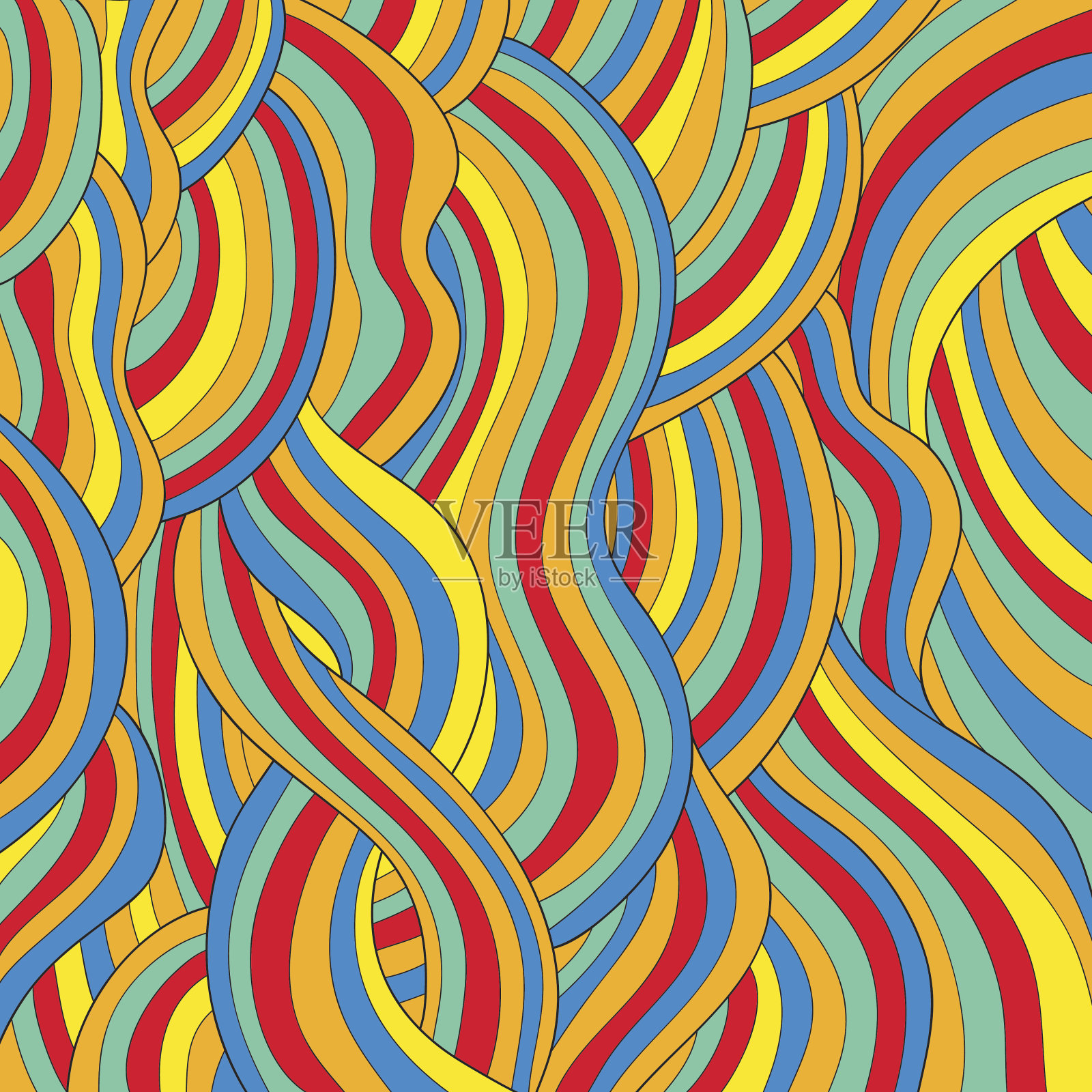 波插画图片素材