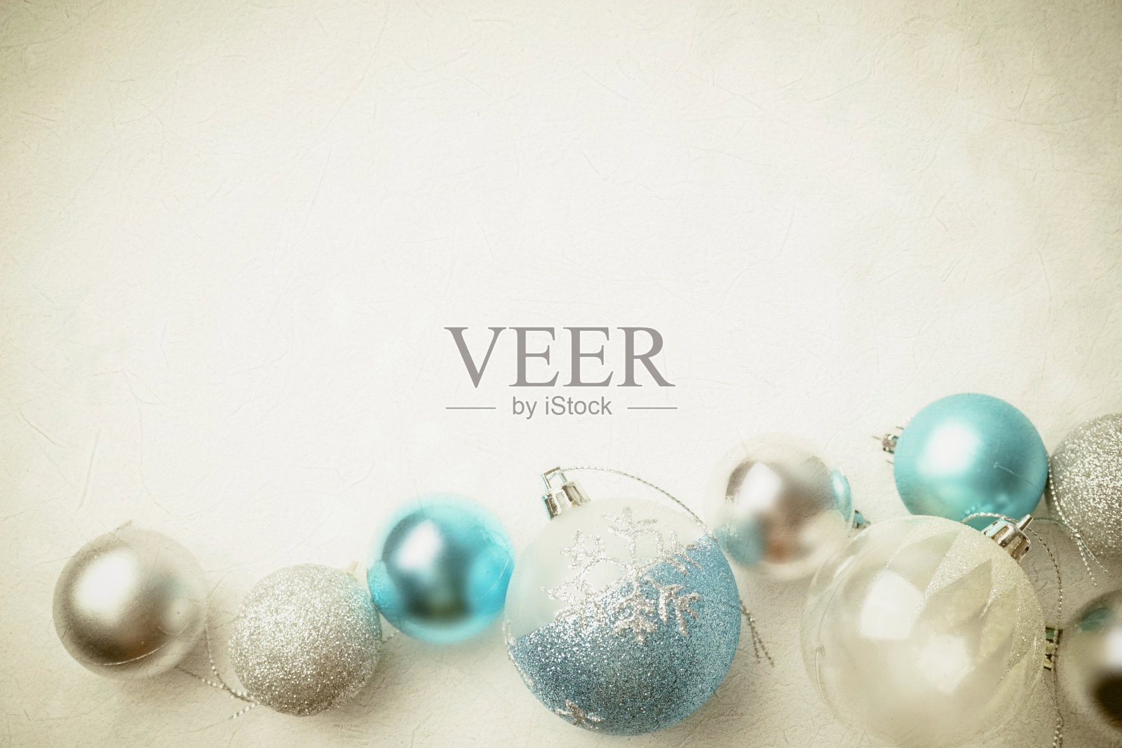 圣诞装饰以桑树纸纹理为背景照片摄影图片