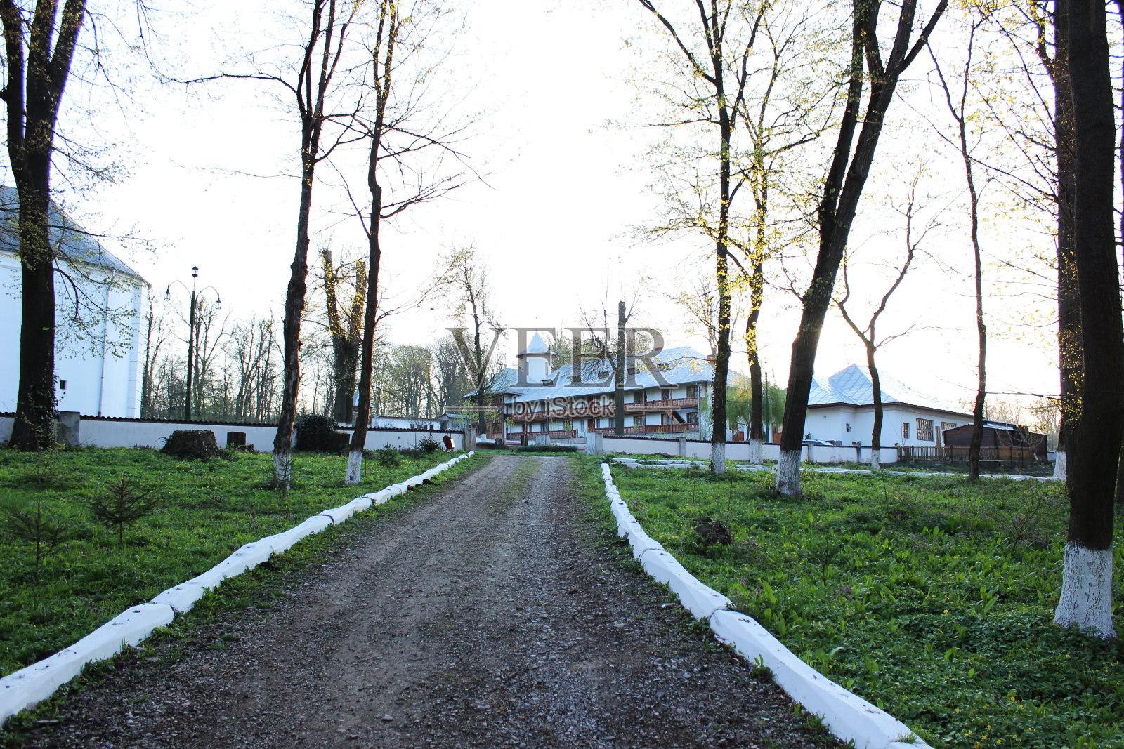 罗马尼亚的修道院照片摄影图片