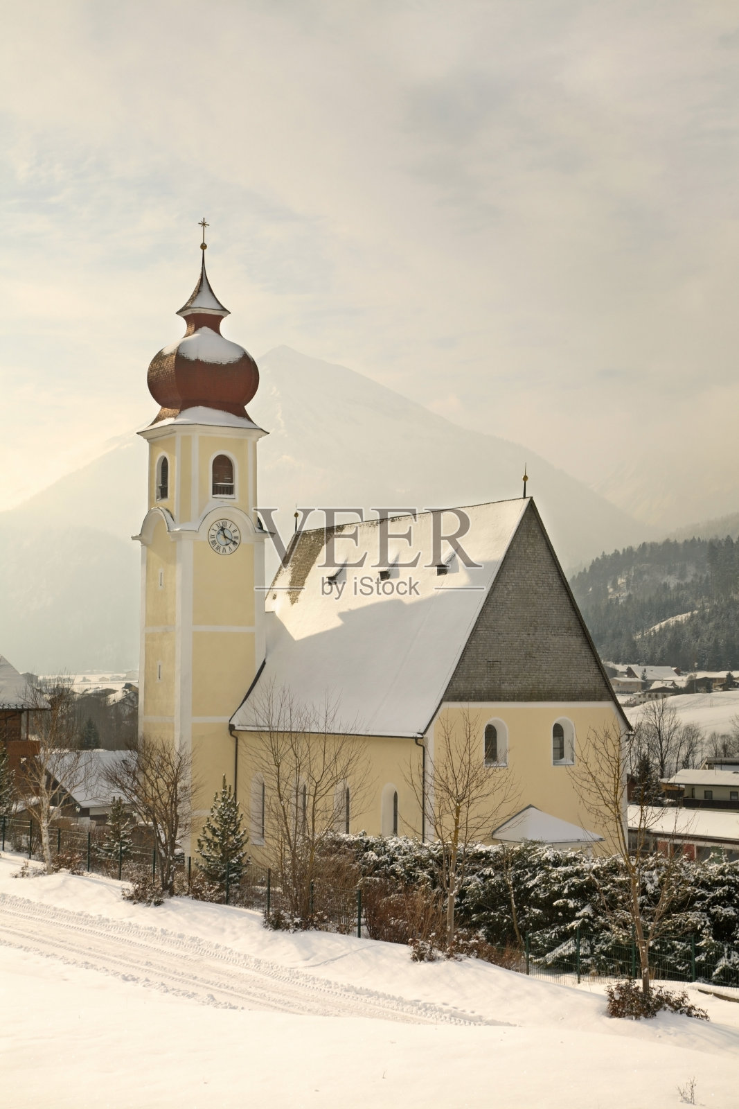 Sts的教堂。安娜在Achenkirch。提洛尔。奥地利照片摄影图片