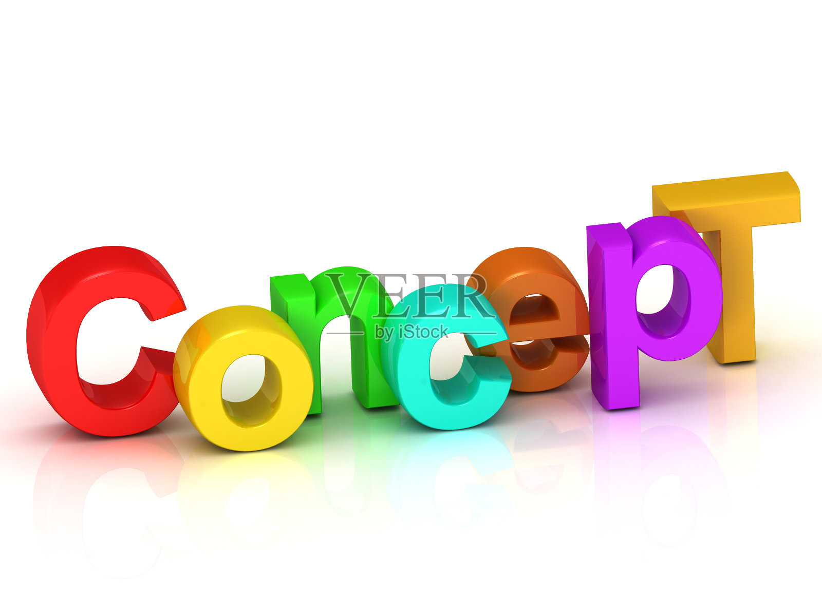 概念3d题字亮卷字母照片摄影图片