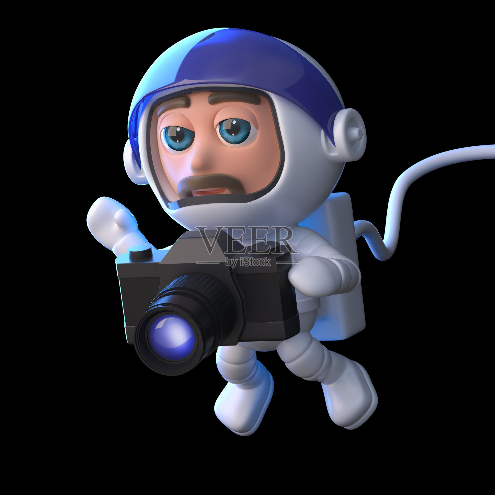 3 d宇航员摄影师照片摄影图片