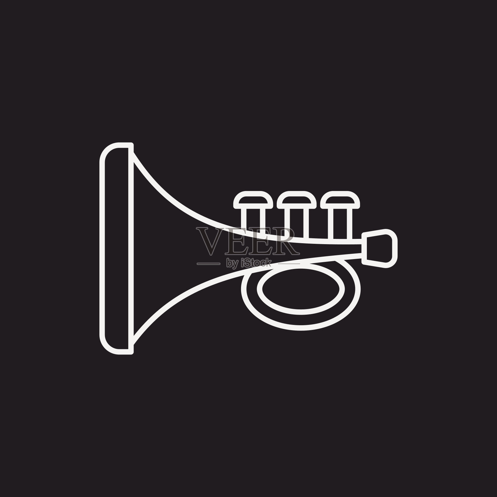 婴儿玩具喇叭系列图标图标素材