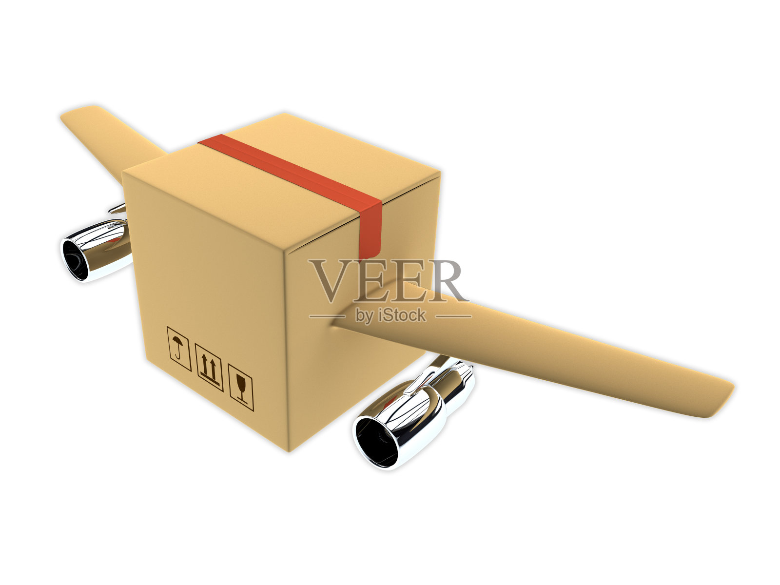 快速交付概念3d渲染插图照片摄影图片