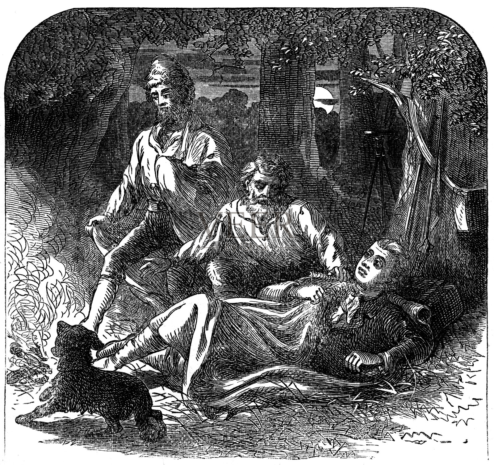 华盛顿的验船师插画图片素材