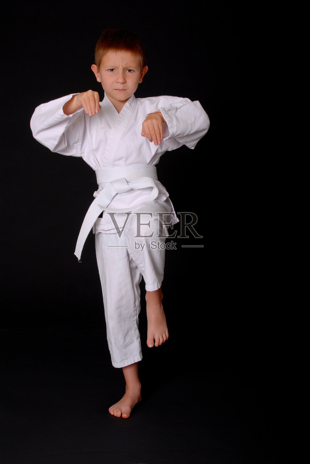空手道孩子照片摄影图片