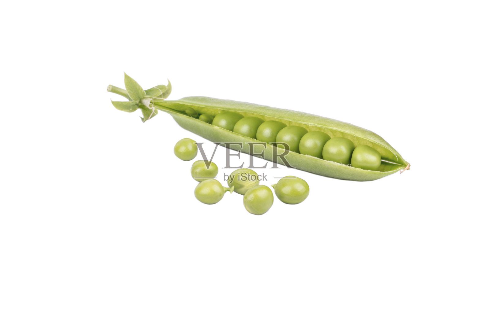 豆荚里的绿豌豆照片摄影图片