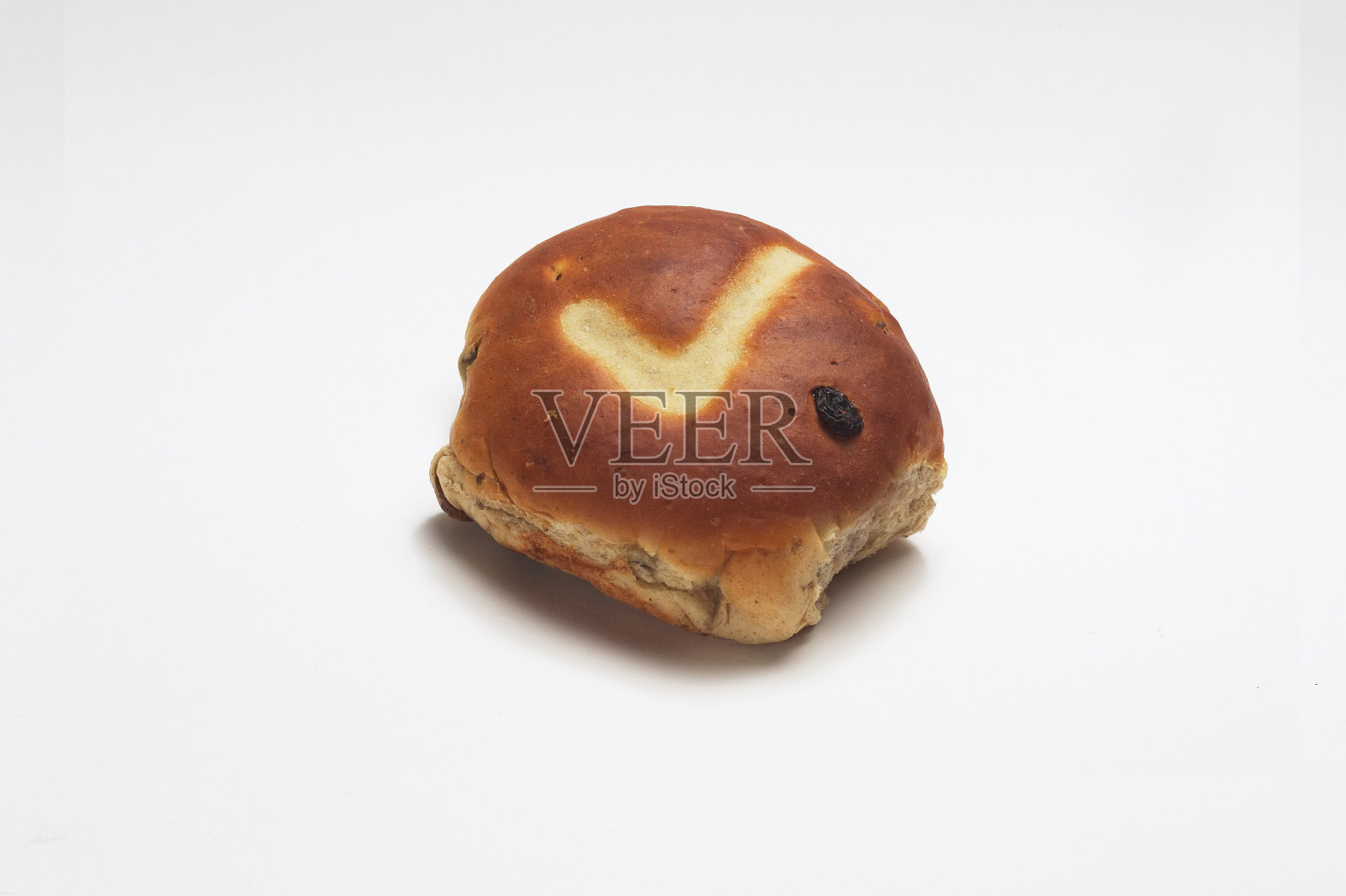 嘀嗒热十字面包照片摄影图片