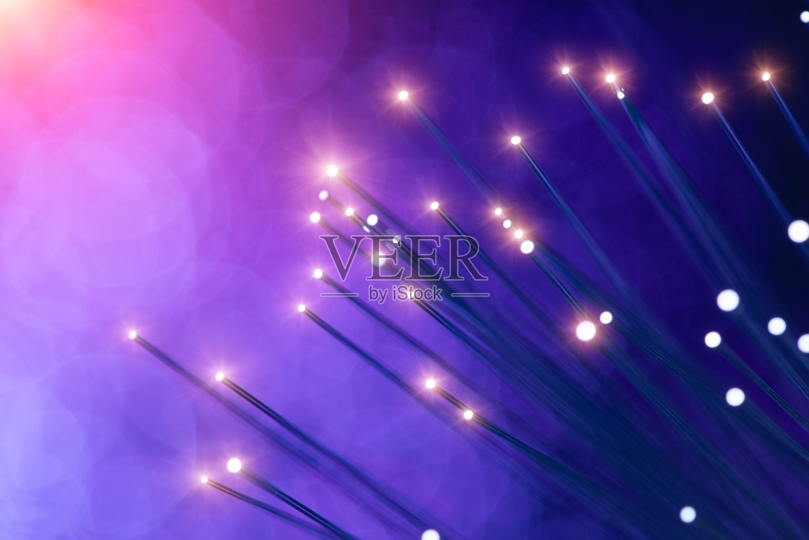 光纤动态飞行从深层次的技术背景照片摄影图片