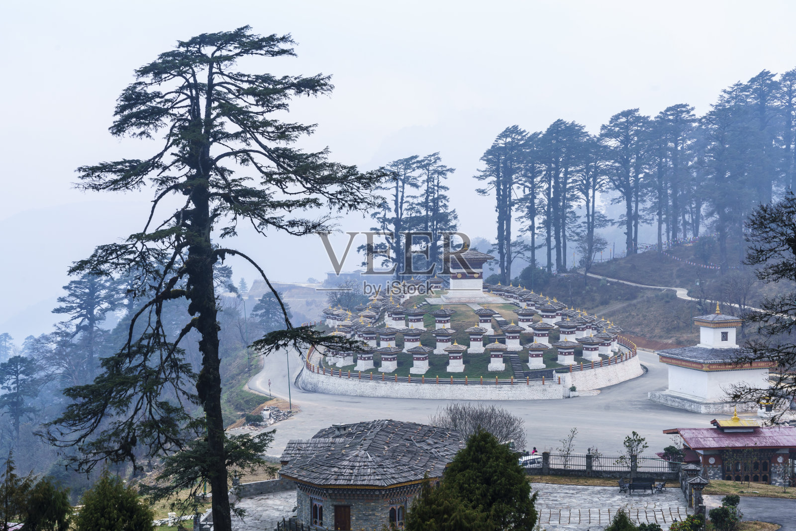 Dochula通过,不丹照片摄影图片