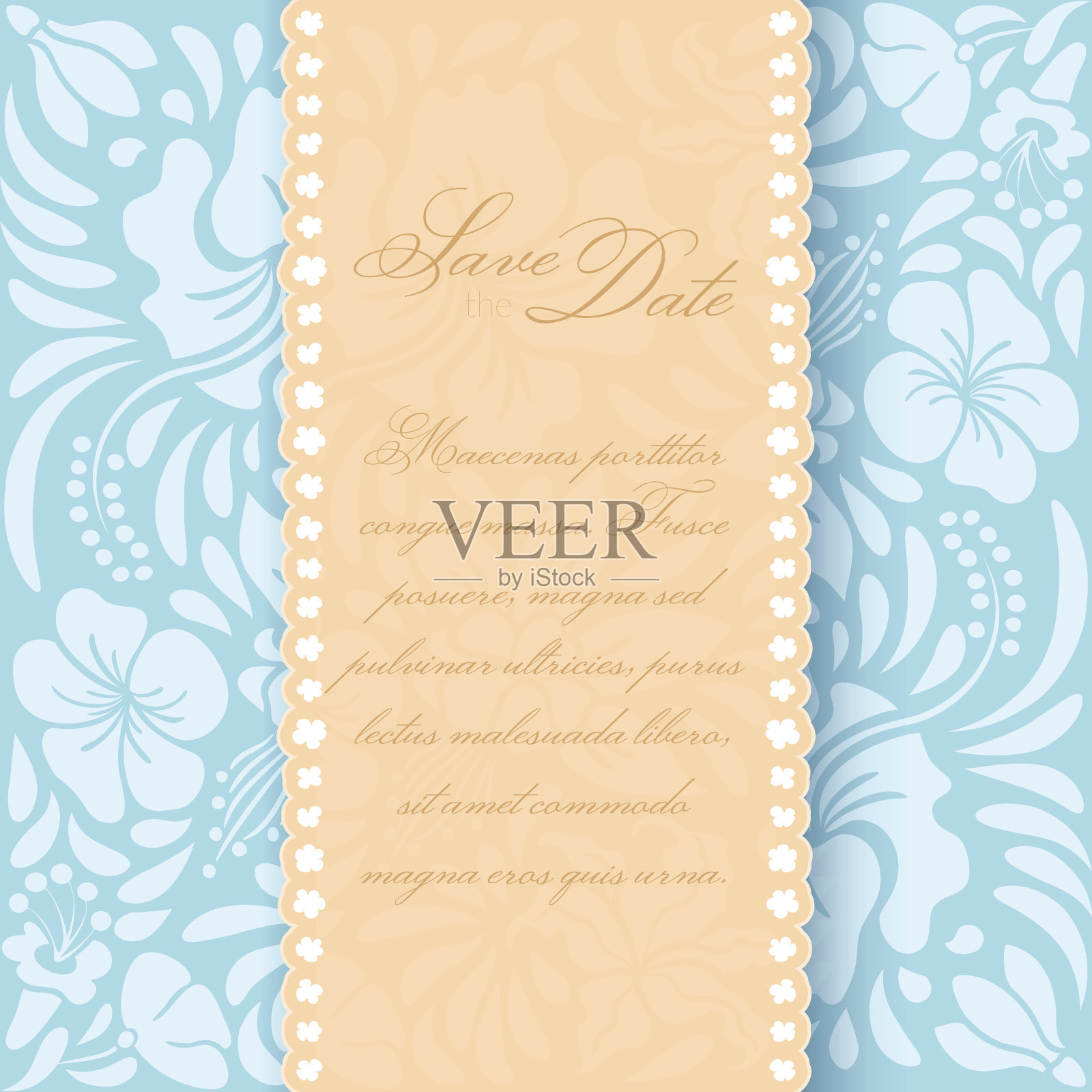 保存日期卡设计模板素材