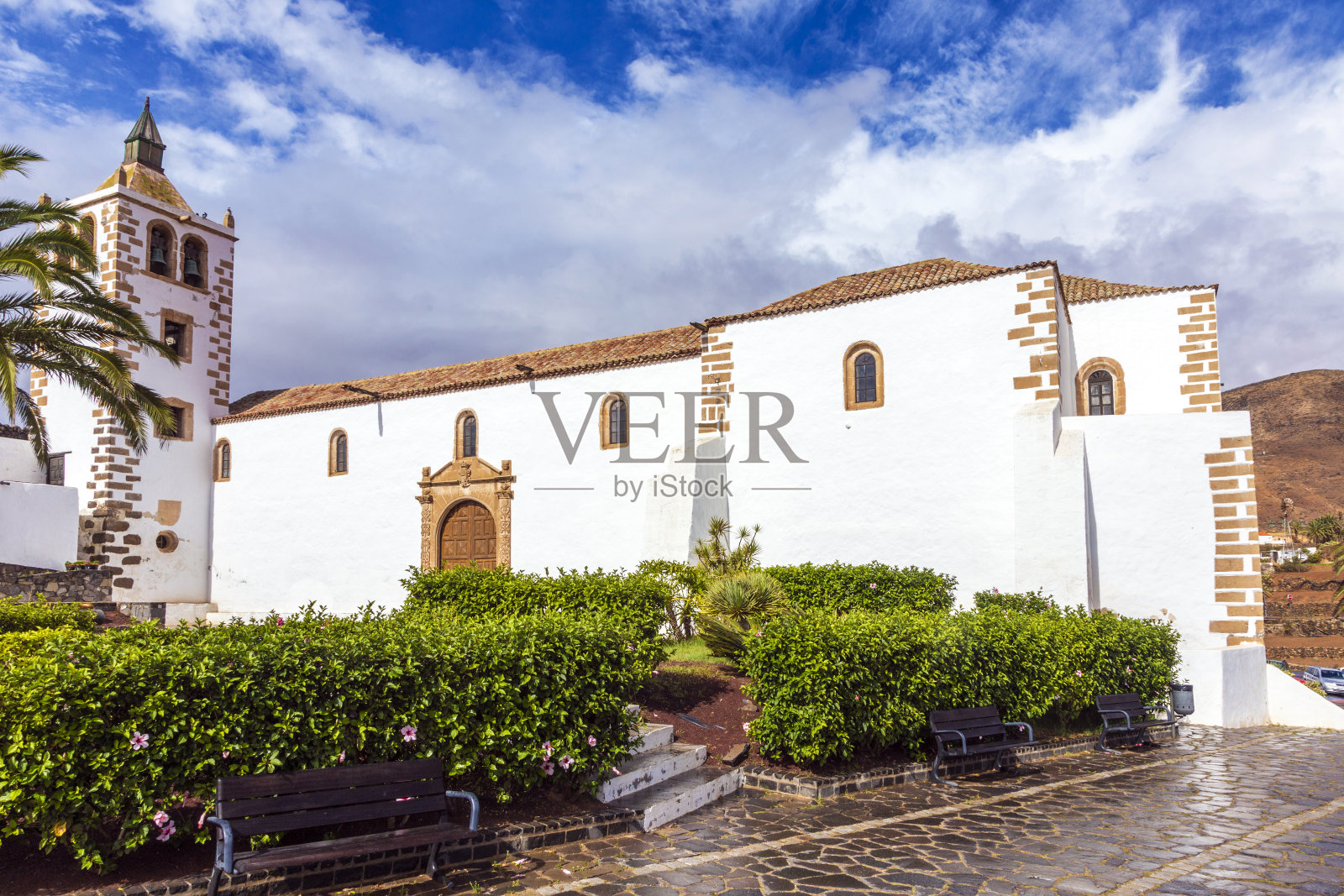 位于富埃特文图拉的贝塔库里亚的圣玛丽大教堂照片摄影图片