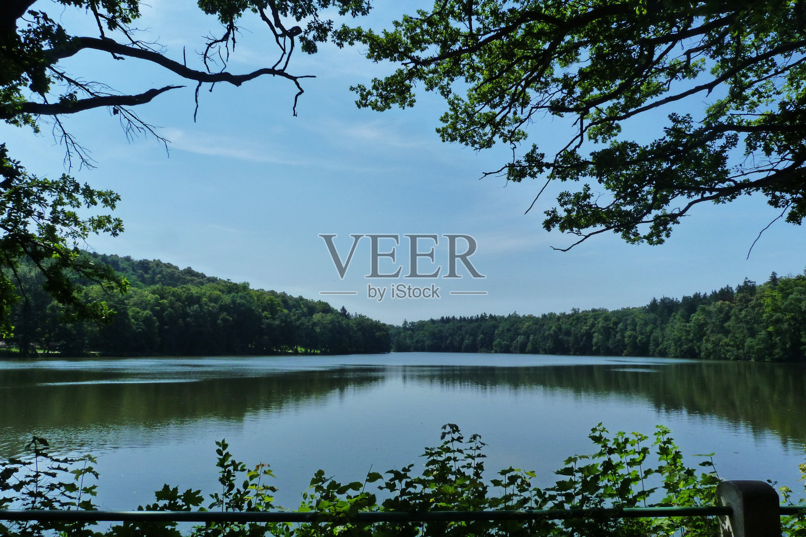 科诺皮斯特湖，捷克共和国照片摄影图片