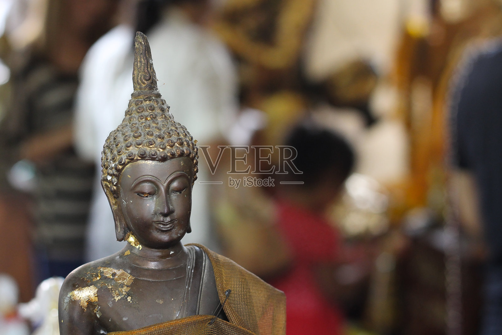 布达雕像照片摄影图片