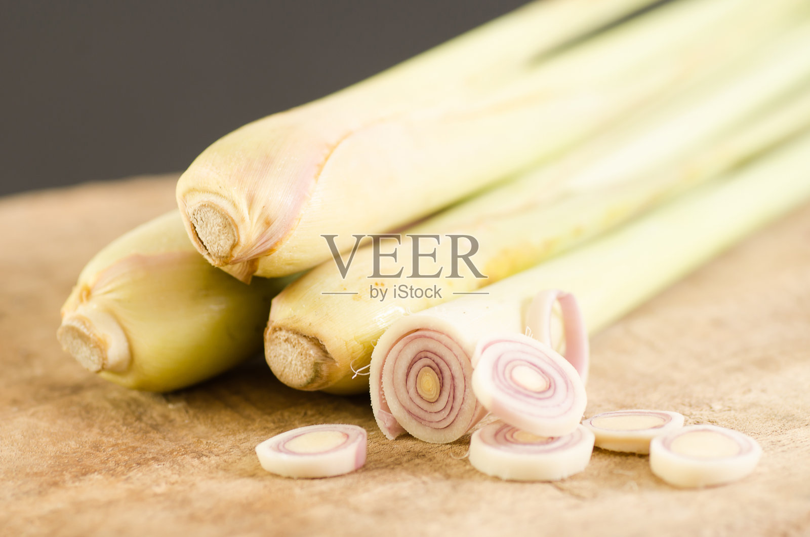 柠檬草片，食品配料照片摄影图片